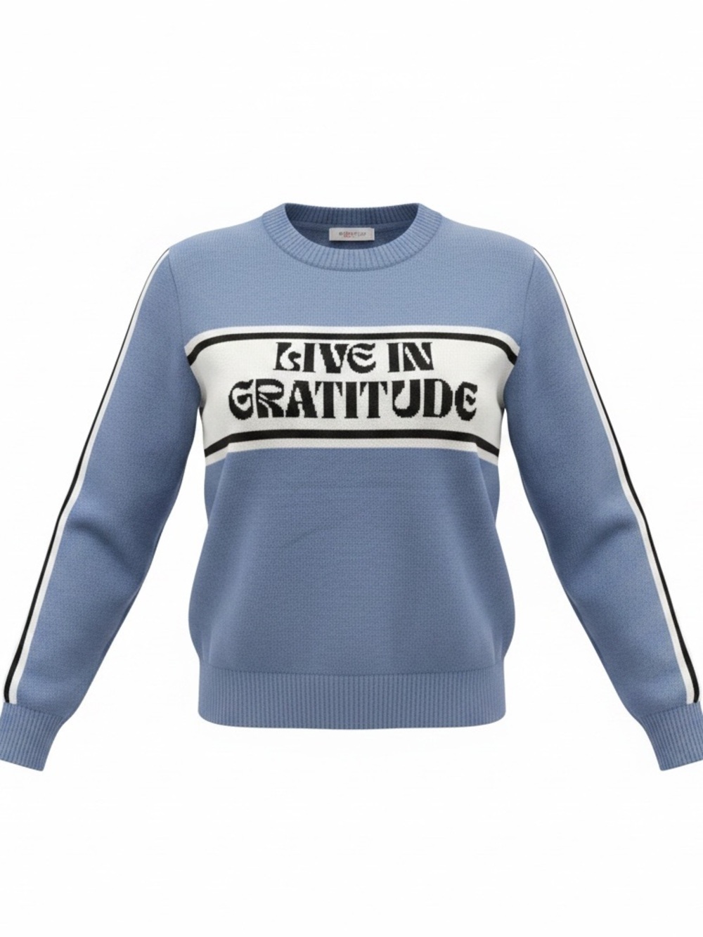 Live In Gratitude Sweater
Spiritual Gangster for Revolve Blue & White Medium